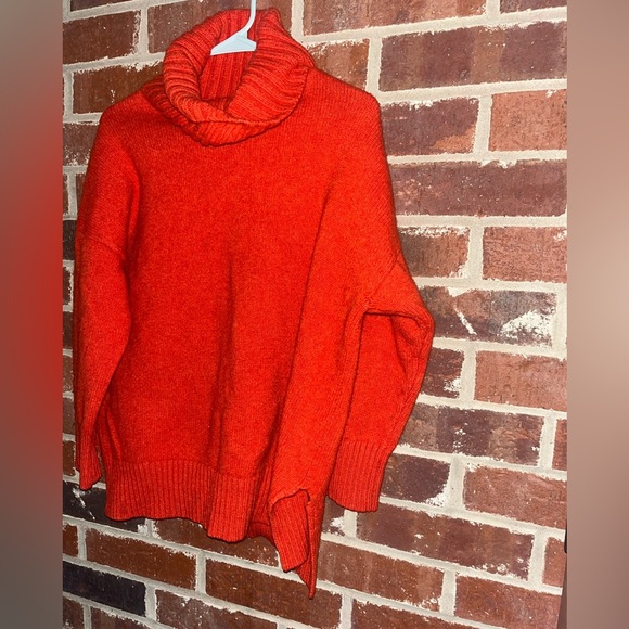 Polo Ralph Lauren Cashmere Wool Oversized Warm Turtleneck Sweater Sz Small - Picture 4 of 10